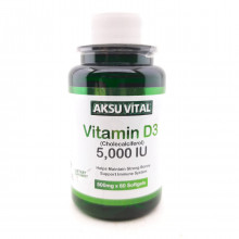 Витамин D3 5000 Shiffa Home Aksu Vital 60 капсул